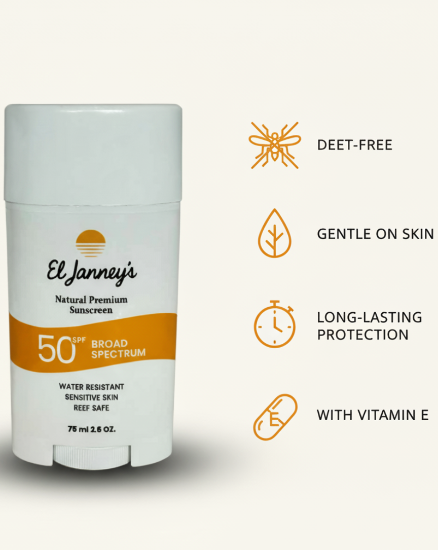 El Janney’s Natural Premium Sunscreen SPF 50