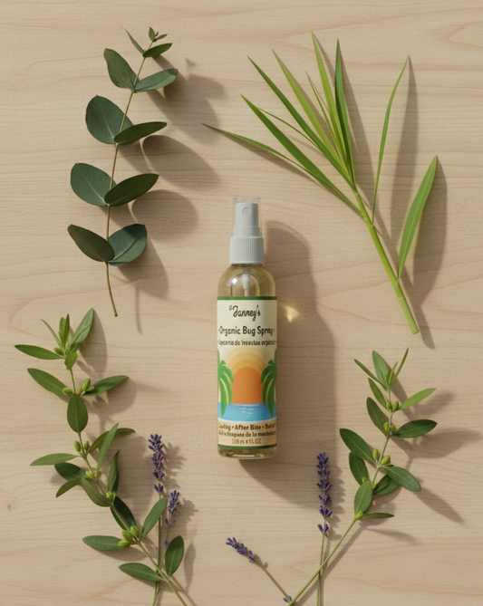 El Janney’s Organic Bug Spray - Natural Insect Repellent, Eco-Friendly, Gentle on Skin, 4 fl oz