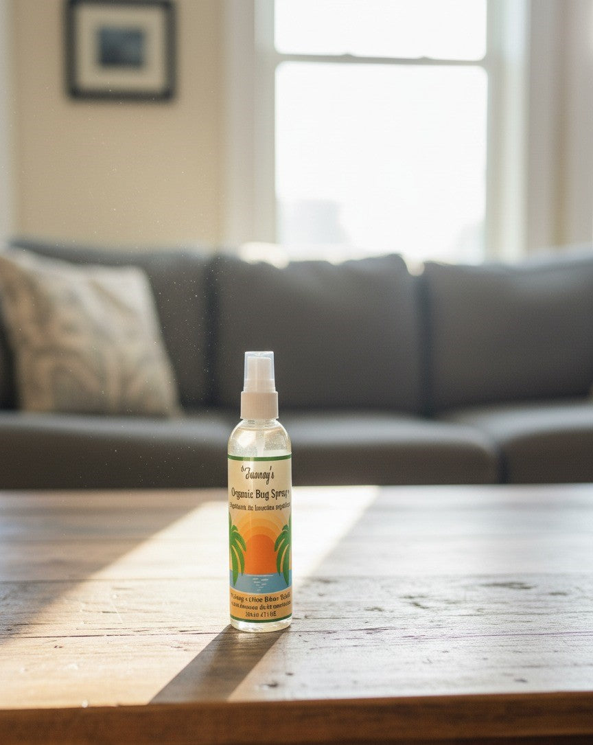 El Janney’s Organic Bug Spray - Natural Insect Repellent, Eco-Friendly, Gentle on Skin, 4 fl oz