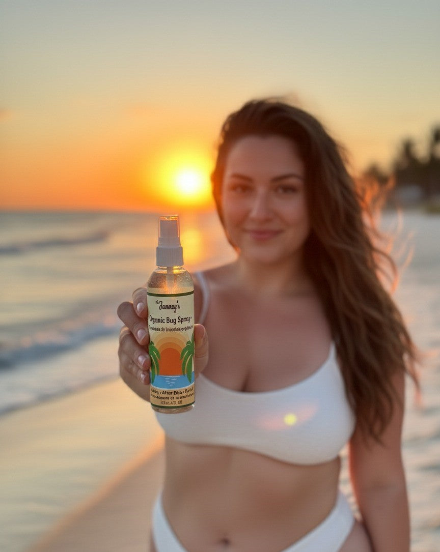El Janney’s Organic Bug Spray - Natural Insect Repellent, Eco-Friendly, Gentle on Skin, 4 fl oz