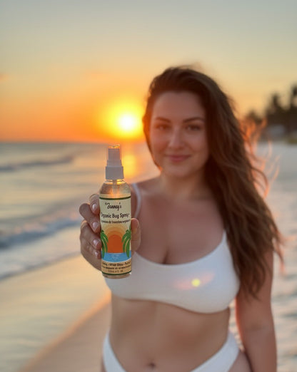 El Janney’s Organic Bug Spray - Natural Insect Repellent, Eco-Friendly, Gentle on Skin, 4 fl oz